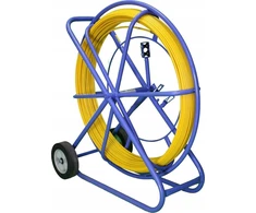 Extralink Pilot 13mm 100m, cable pulling pilot, FRP fibreglass, 13mm dia., 100m long, yellow