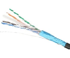 Tinklo laidas Extralink CAT6 FTP lauko tinklo kabelis 305 m, juodas, Native