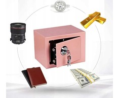 Extralink Home Seifas, Office Seifas, Key Locker, Security Cash Box, Rožinė, S-404