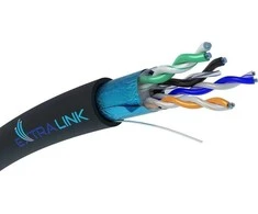 EXTRALINK CAT5E FTP F/UTP lauko vytos poros su geliu 305m