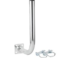 Extralink L250x400 | Laikiklis balkonowy | 250x400mm, su cybantami M8, stal, ocynk