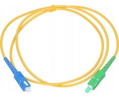 Extralink SC/APC-SC/UPC | Komutacinis laidas | Vienos eigos, Simplex, G652D, 3 mm, 0,5 m