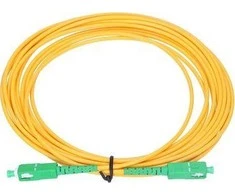 Extralink Patch Cord SC/APC-SC/APC, Single-Mode, Simplex, G652D, 3mm, 10m