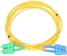 Extralink Patch Cord SC/APC-SC/UPC, Single Mode, Duplex, G657A1, 3mm, 3m