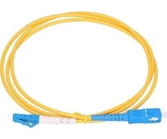 Extralink LC/UPC-SC/UPC Patchcord, Single Mode, Simplex, G652D, 3mm, 2m