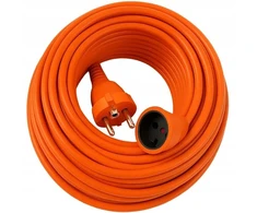 Extralink „PowerLink“ | Maitinimo tinklo prailginimo kabelis | 50 m, oranžinis, su įžeminimu, 3 x 1,5 mm2