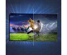 Projektorius EXTRALINK FOLDABLE Projektoriaus ekranas 100" 16:9, 220x125cm, Baltas, WITH STAND, PSF-100
