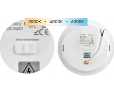 ExtraLink Imontuojamas LED sviestuvas, 230Vac, 24W, 2350lm, siltai balta 3000K, apvalus, MOLLY, LED line LITE