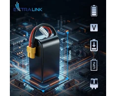 Extralink LiPo 4S 1800mAh XT60 130C | Baterija FPV RC dronams | RC automobiliai, RC lėktuvai, RC nuotoliniu būdu valdomos transporto priemonės