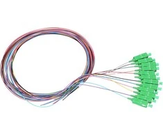 Extralink SC/APC | Rinkinys pigtailes | Vienmodis, 900 um, G.657A1, 1,5 m, 12 vnt, 12 spalvų