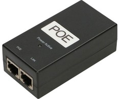 Extralink Maitinimo šaltinis PoE 48V 0.5A 24W 2xRJ45 su AC maitinimo laidu