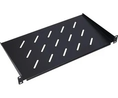 Extralink 1U 250mm Juoda | Lentyna | 19", skirta prie sienos tvirtinamoms spintelėms