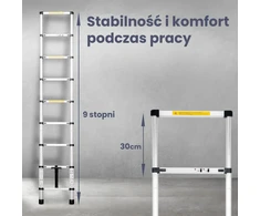 EXTRALINK kopėčios TELESKOPOWA LAD26ST 2,6 M