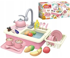 Extralink Toys, sink with hob and water circulation, toy