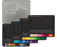 Faber-Castell - Spalvoti pieštukai Juodas leidimas skardinėje (100 vnt.) (116490)
