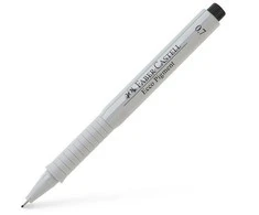 Grafinis rašiklis Faber-Castell Ecco Pigment, 0.7mm, juodos spalvos