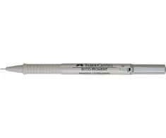 Grafinis rašiklis Faber-Castell Ecco Pigment, 0.5mm, juodos spalvos