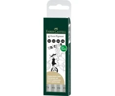 Faber-Castell ecco pigmentiniai smulkintuvai (0,2: 0,4: 0,6: 0,8 mm) (167004 FC)