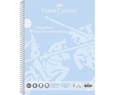 Faber-Castell FABER-CASTELL Collegeblock A4 liniert sky mėlynas