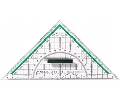 Faber-Castell FABER-CASTELL Geometrie-Dreieck groß mit Griff 20 cm