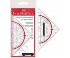 Faber-Castell FABER-CASTELL Geometrie-Dreieck klein mit Griff 14cm