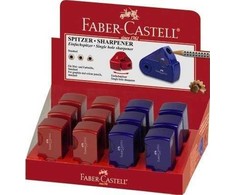 Faber-Castell FABER-CASTELL Klappspitzdose Sleeve Mini raudona/blau