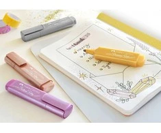 Teksto žymeklių rinkinys Faber-Castell 46 metallik, 8 spalvų