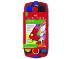 Faber-castell akvareliniai dažai Connector, 12 spalvų