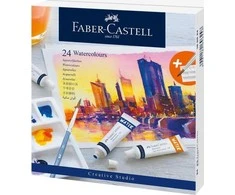 Faber-Castell - Akvarelinė kartoninė dėžutė (24 vnt) (169624)