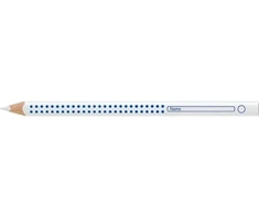 Faber-Castell Kredka Jumbo Grip do zeszytów i tablic balta 12 vnt. (110801)
