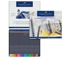 Spalvoti pieštukai Faber-Castell Goldfaber Creative Studio, 24 spalvos