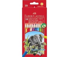 Faber-castell Jumbo kreidelės, 10 vnt.