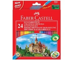 Spalvoti pieštukai Faber-Castell Castle, 24 spalvos