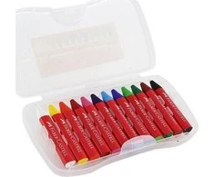 Vaškinės kreidelės Faber-Castell Jumbo, 12 spalvų