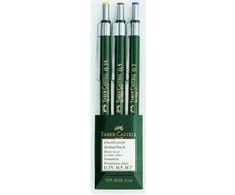 Faber-Castell Pieštukas Automatinis Tk-Fine 3 Menas Plastikiniai EtuI (0.35: 0.5: 0.7 mm) (136030 FC)