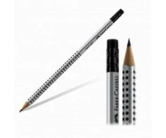 Pieštukas Faber-Castell Grip 2001, B, su trintuku, padrožtas