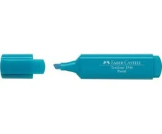 Teksto žymeklis Faber-Castell 1546, 1-5mm, kirstu galiuku, pastelinės turkio spalvos