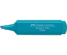 Teksto žymeklis Faber-Castell 1546, 1-5mm, kirstu galiuku, pastelinės turkio spalvos