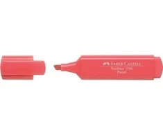 *Teksto žymeklis Faber-Castell 1546, 1-5mm, kirstu galiuku, pastelinės persiko spalvos