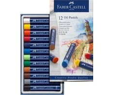 Aliejinės kreidelės Faber-Castell Gofa, 12 spalvų