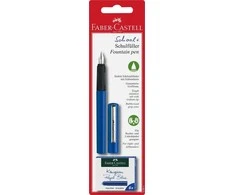 Plunksnakotis Faber-Castell School+, mėlynos spalvos korpusas, blisteryje