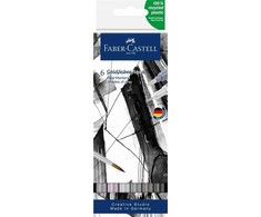 Faber-castell Flomasteriai, 6 vnt.