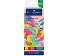 Faber-Castell Goldfaber Aqua saldainių parduotuvė akvarelės žymeklis 6 vnt