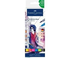 Faber-Castell – Gofa Aqua Dual Marker piniginė (6 vnt) (164606)