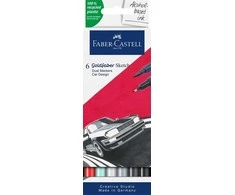 Faber-Castell eskizų žymeklių rinkinys Gofa, 6 vnt., automobilio dizainas (164813)