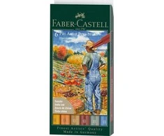 Faber-Castell – Indijos rašalas Pitt Artist Pen B fall (6 vnt) (167179)