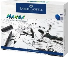 Faber-Castell - Pitt Artist Pen India ink pen, Manga Starter Set (167152)