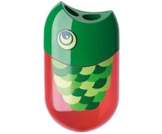 Faber-Castell Dvivietis pieštukas su gumine juosta. Žuvys (183525 FC)