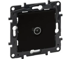 Antenos lizdas LEGRAND NILOE STEP, juodos spalvos