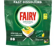 Kapsulės indaplovei FAIRY ALLINONE LEMON 29VNT